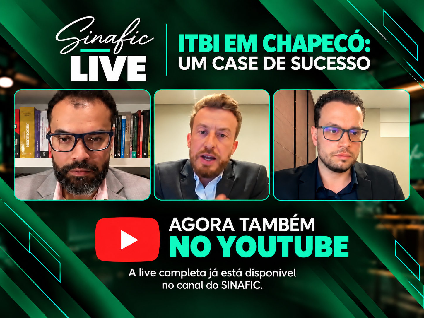 SINAFIC Live apresenta a reestruturação do ITBI e os resultados da fiscalização orientativa em Chapecó